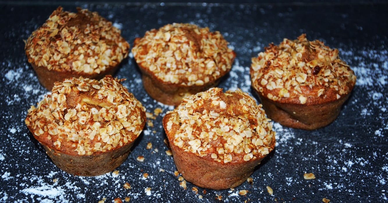 MUFFINS HEALTHY POMME CANNELLE 2