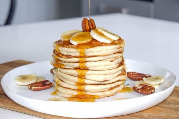 pancakes et toppings gourmands fit et gourmande